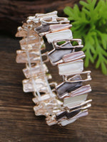Load image into Gallery viewer, Color Drip Hand-Painted Geometric Stretch Bangle N6C213