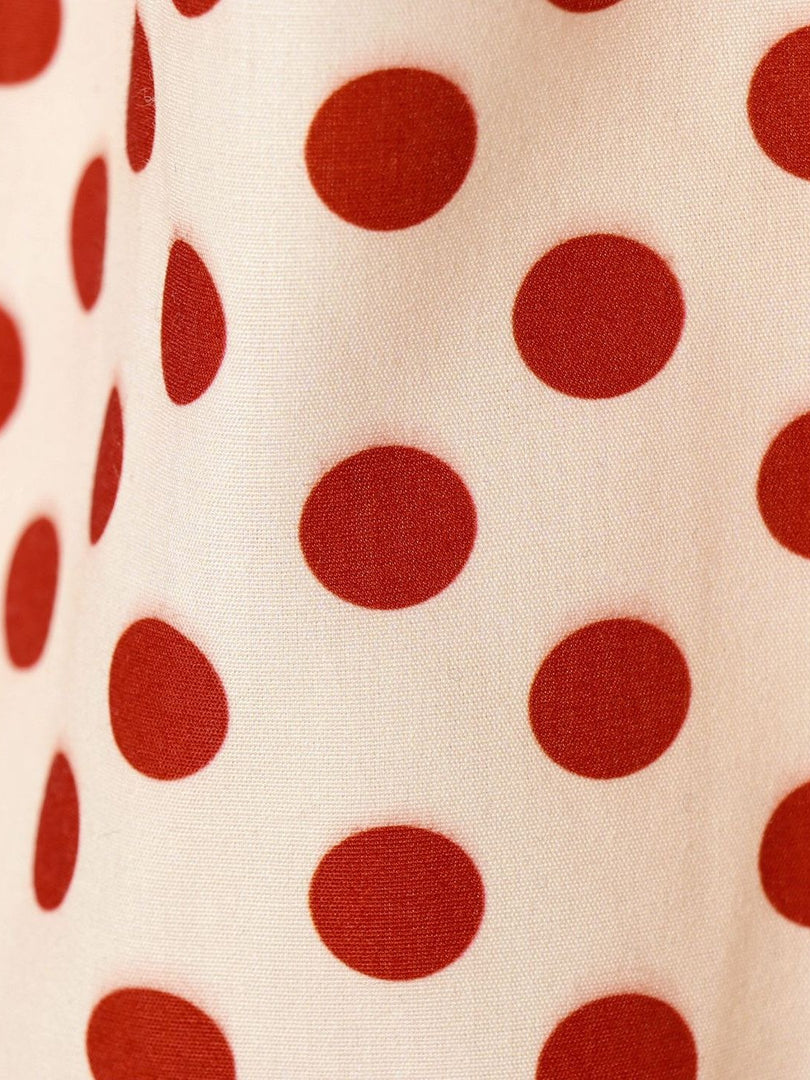 Polka Dot Strapless Mini Dress Women N6E152