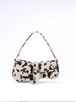 Load image into Gallery viewer, Cow Print Asymmetric Shoulder Bag Women N6C310