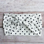 Load image into Gallery viewer, Polka Dot Headband Wide Elastic Bow Hairband Retro N6F073