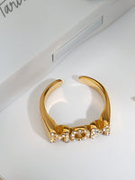Load image into Gallery viewer, Titanium Steel Mama Letter Ring Women N6D502