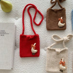 Load image into Gallery viewer, Kids Duck Knit Crossbody Bag N6H315