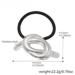 Load image into Gallery viewer, 18K Gold Plated Titanium Steel Butterfly Hair Tie S5P452
