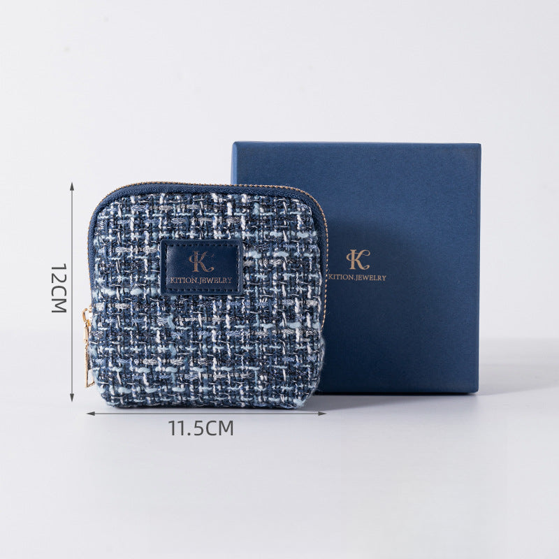 Compact Jewelry Organizer Box Multi Compartment S5P403