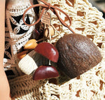 Load image into Gallery viewer, Natural Bodhi Seed Handheld Chime Bag Charm Gift Set N6F305