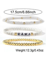 Load image into Gallery viewer, Mama Beaded Bracelet Set Women N6D533