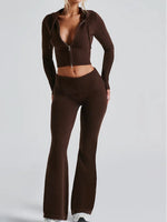 Load image into Gallery viewer, Cropped Hooded Set Fitted Pant Lightweight N5Z210

