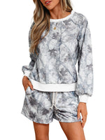Load image into Gallery viewer, Camouflage Print Two Piece Outfit Women N6B070