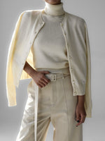 Load image into Gallery viewer, Knit Set High Neck Sleeveless Top Cardigan Two-Piece N6G134