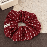 Load image into Gallery viewer, Womens Vintage Floral Knit Scrunchie N6K035