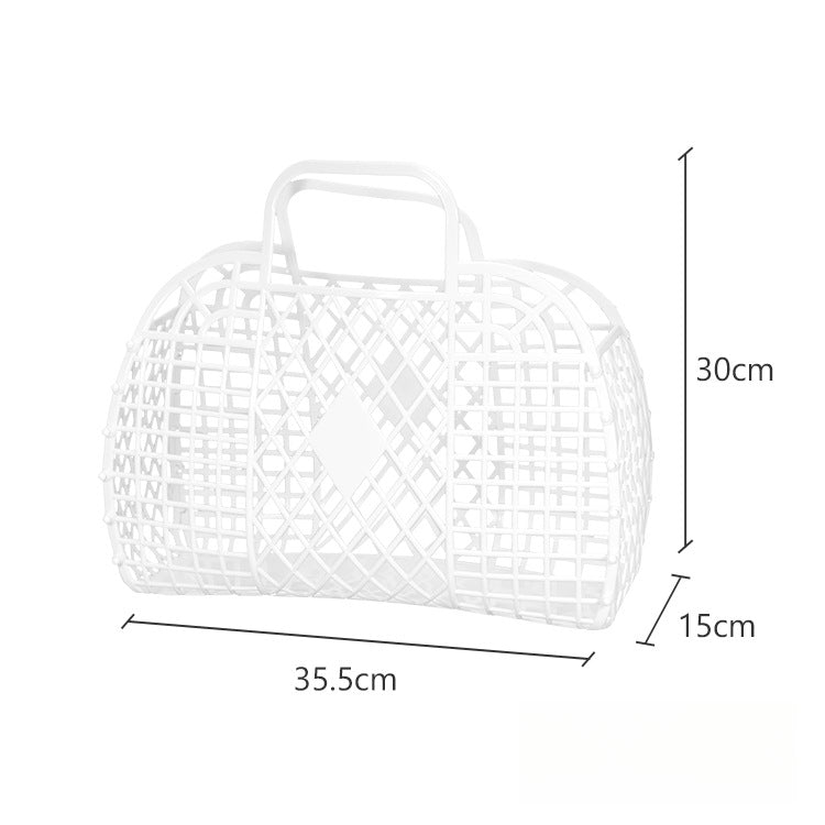 Mesh Ventilation Laundry Basket PS Plastic S5P301