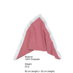 Load image into Gallery viewer, Large Lace Trim Plaid Triangle Head Scarf Women N6H133