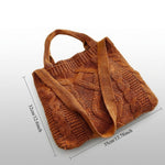 Load image into Gallery viewer, Women's Woven Polyester Vintage Tote Bag N6J164