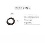 Load image into Gallery viewer, Vintage Resin Ombré Stud Circle Geometric Bangle N6H074
