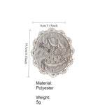 Load image into Gallery viewer, Vintage Lace Embroidered Coaster Doily Display Mat N6G077