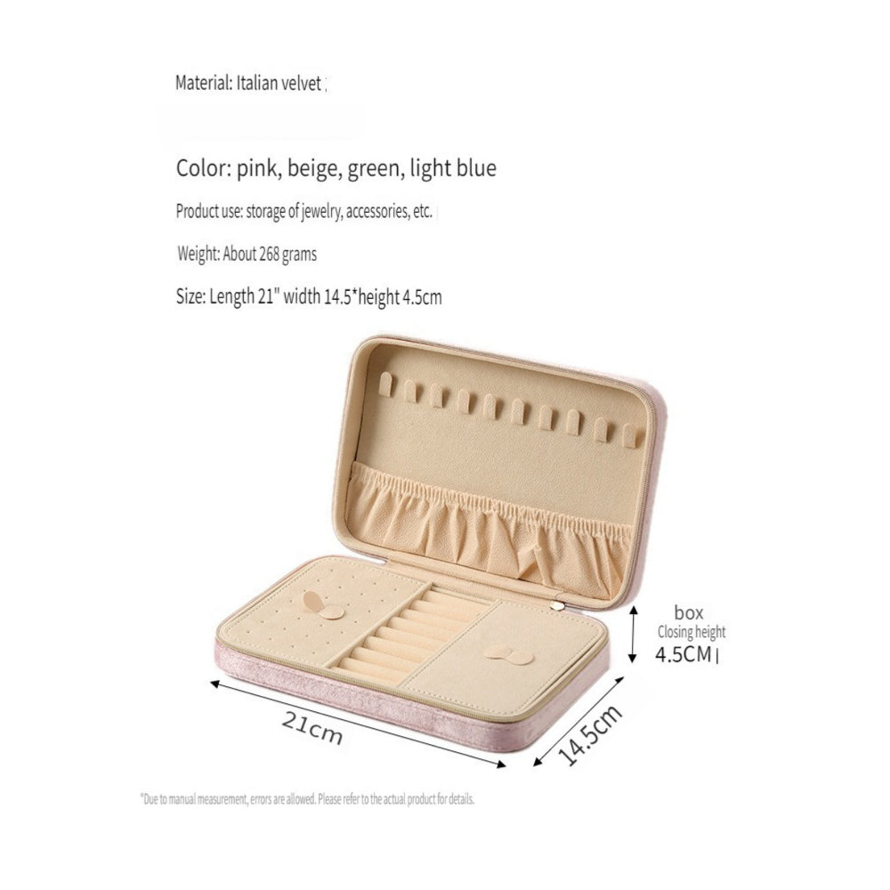 Multi-Function Velvet Jewelry Box  N6E071