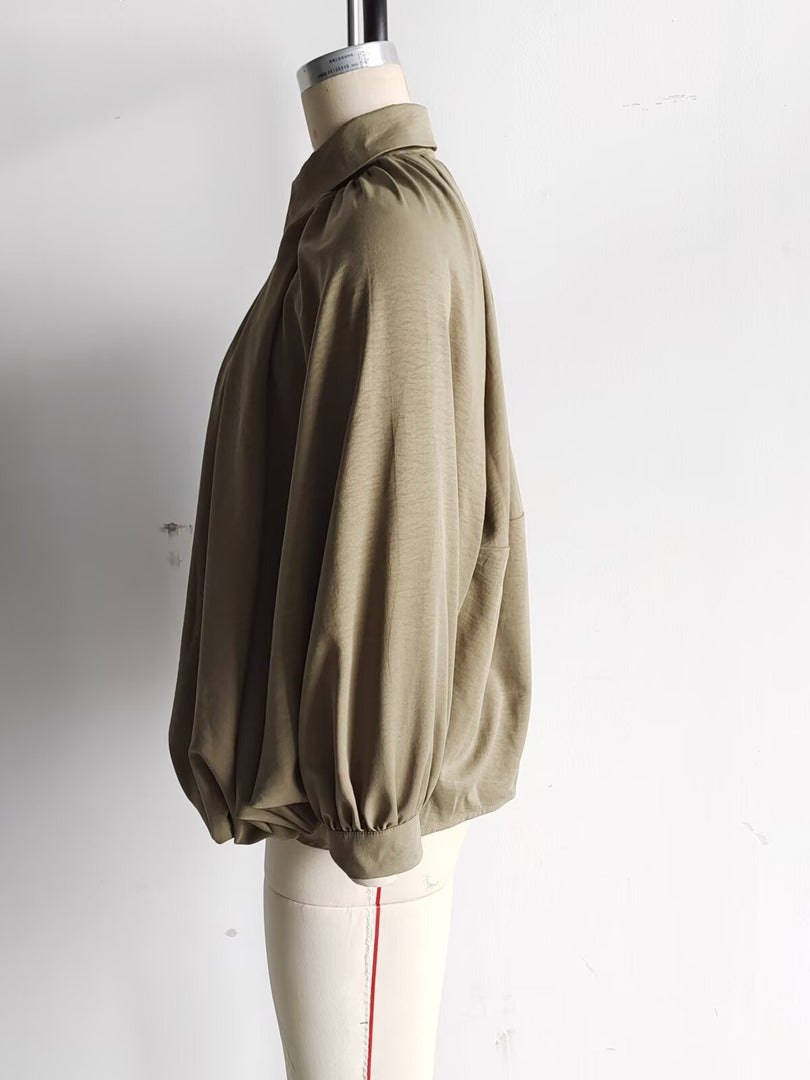 Notch Lapel Puffer Baseball Jacket Women N6C139