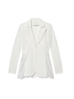 Load image into Gallery viewer, Lace Trim Slim Fit Blazer Women N6C118