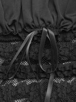 Load image into Gallery viewer, Black Lace Fitted Camisole Top Women N6C240