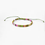 Load image into Gallery viewer, Woven Velvet-Finish Flat Wide Bracelet S5P619