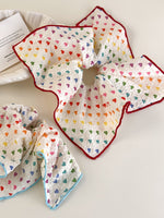 Load image into Gallery viewer, Dopamine Color Heart Bubble Scrunchie Women N6C016