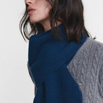 Load image into Gallery viewer, 100% Pure Wool Solid Scarf Women Winter Lightweight N6H223