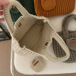 Load image into Gallery viewer, Women's Woven Cotton-Feel Shoulder Phone Bag N6J172