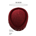 Load image into Gallery viewer, Fair Isle Jacquard Pillbox Hat Knit Cap Women N6G211