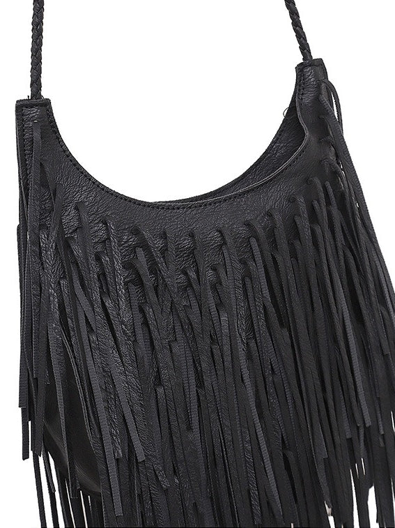 Handmade Fringe Crossbody Bag Women N6C223