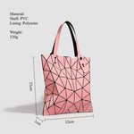Load image into Gallery viewer, Geometric Sequin Tote PVC Partitioned Organizer S5P306