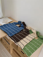 Load image into Gallery viewer, Wave Knit Tote Bag Women N6C054