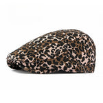 Load image into Gallery viewer, Vintage Leopard Newsboy Cap Women Adjustable N6G202