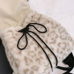 Load image into Gallery viewer, Women's Plush Leopard Print Backpack N6J184