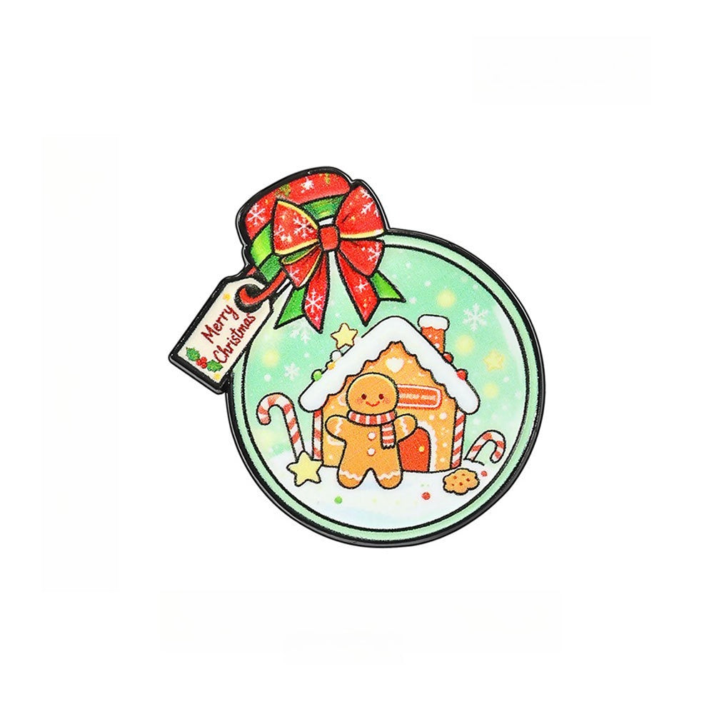 Christmas Cartoon Zinc Alloy Brooch Pins N6K319