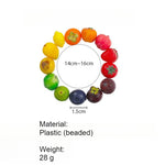 Load image into Gallery viewer, Fun Fruit Elastic Bracelet Cute Dopamine Summer N6H105