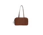 Load image into Gallery viewer, Matte Pebbled Grain Bowling Bag PU Mocha Brown   S5P277