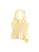 Load image into Gallery viewer, Halter Neck Satin Camisole Women N6C264