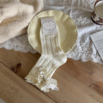 Load image into Gallery viewer, Bow Accent Australian Cotton Stackable Socks M5A048