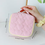 Load image into Gallery viewer, Womens Heart Print Polyester Cosmetic Bag N6K119