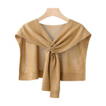 Load image into Gallery viewer, Knit Draping Shawl Lightweight M5A243