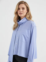 Load image into Gallery viewer, Bow Tie Scarf Collar Blouse Women N6C096