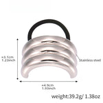 Load image into Gallery viewer, 18K Gold Plated Titanium Steel Butterfly Hair Tie S5P452
