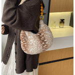 Load image into Gallery viewer, Women's Plush Vintage Shoulder Handbag N6J179