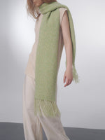 Load image into Gallery viewer, Textured Loop Knit Wool Blend Scarf  M5A138