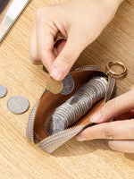 Load image into Gallery viewer, Genuine Leather Mini Multi-function Coin Purse Women N6D031