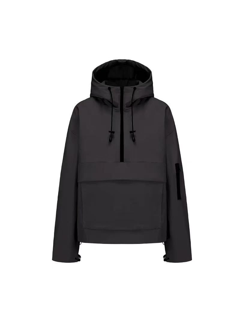 Casual Sporty Hooded Zip Jacket Women Outdoor N6G257