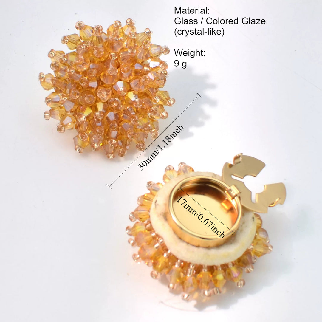 Crystal Turtle Shirt Cuff Cover No-Sew Button  N6G120