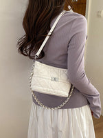 Load image into Gallery viewer, Quilted Pattern Shoulder Bag Women N6C022