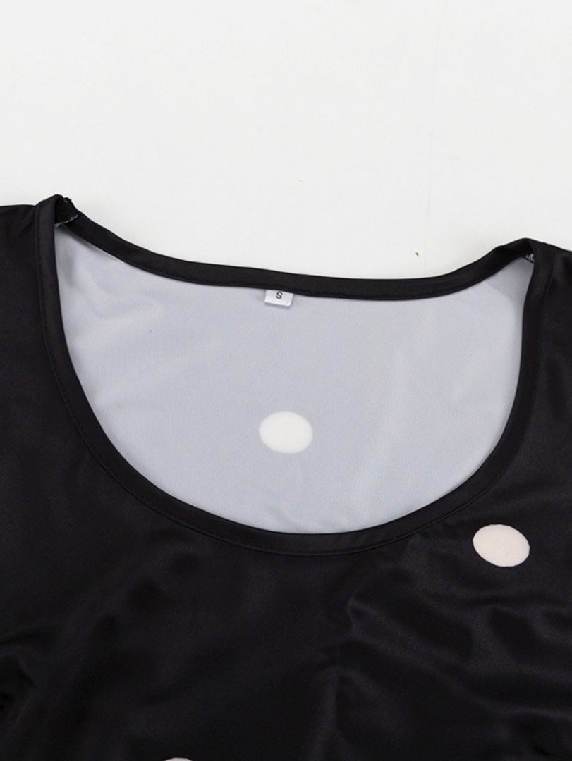 Women's Polka Dot Sleeveless Maxi Dress N6E150