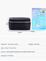 Load image into Gallery viewer, Portable Travel Leather Jewelry Case Women N6D025